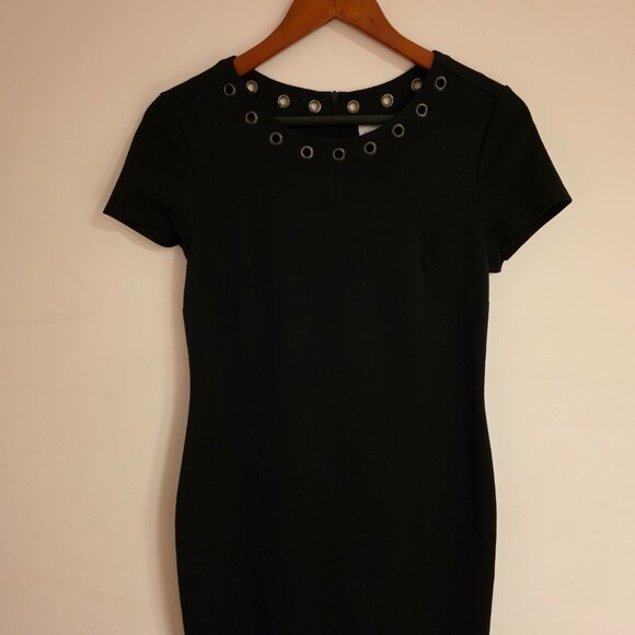 Suzy Shier Black Eyelet-Trim Dress – Size M - Picture 3 of 3